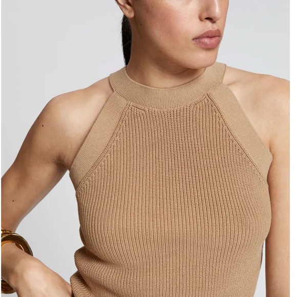 & Other Stories knit halter sweater - Picture 2 of 9